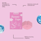 Eelhoe 10pcs Lip Plumping Care Patches Nourish Lips Soften Dead Skin Anti Cracking Skin Lip Exfoliating Hydrating Lip Mask