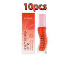 Eelhoe 8ml Honey Mango Flavor Moisturizing Lip Oil Nourishing Lips Enhance Gloss Care Exfoliator Lip Shine Plumping Lip Oil