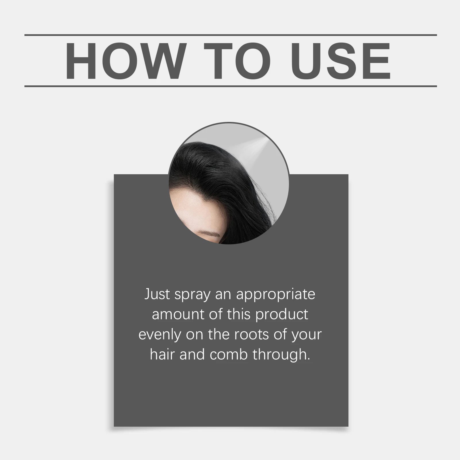 Hoegoa Hair Dry Spray Volumizing Refreshing Oil Control Non-irritating Scalp Care Smoothing Fresh Fragrance Dry Hair Spray