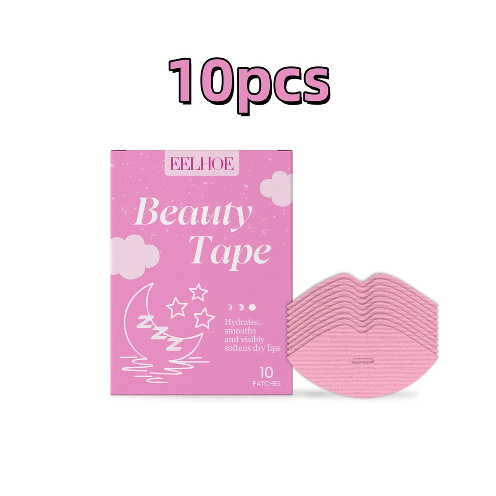 Eelhoe 10pcs Lip Plumping Care Patches Nourish Lips Soften Dead Skin Anti Cracking Skin Lip Exfoliating Hydrating Lip Mask