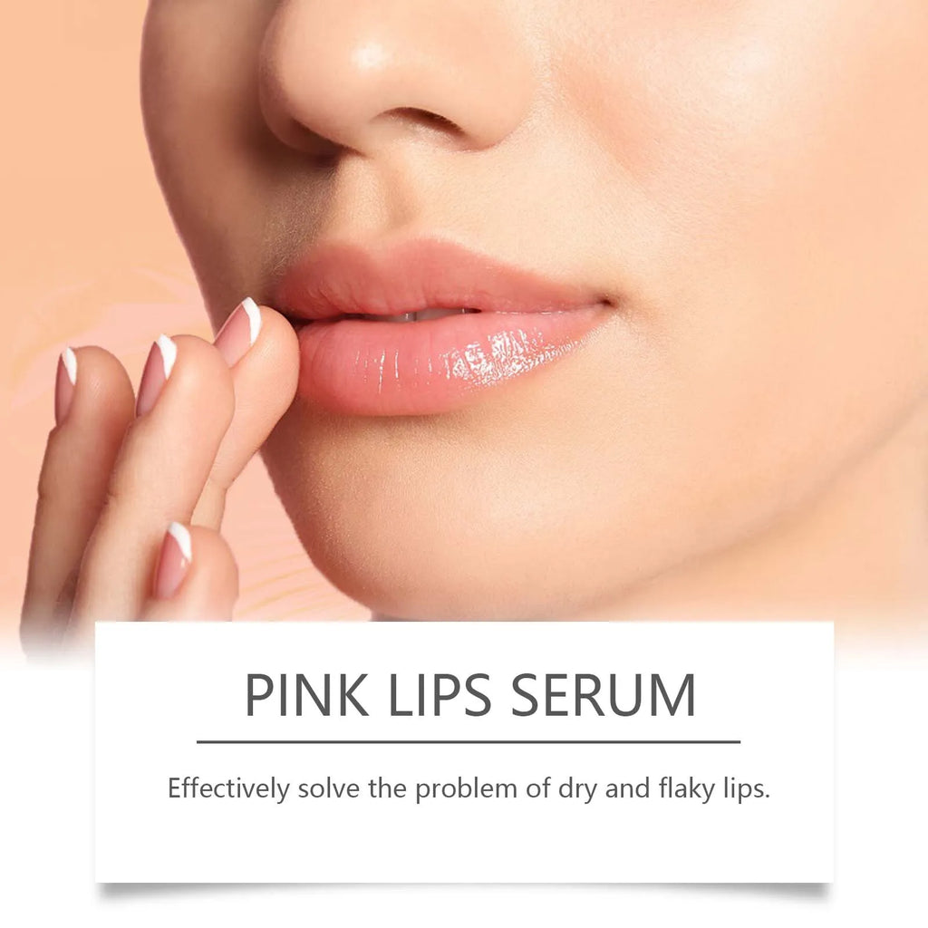 Pink Lip Serum Lightening Pink Lips Darkness Removal Dead Skin Remover Gloss Lip Plumping Dead Skin Remover Lip Exfoliator Serum