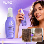 PURC Leave In Conditioner Spray for Hair Smoothing Hair Treatment Coconut Oil Repair Damaged Dry After-Shampoo Hair Care 55ml