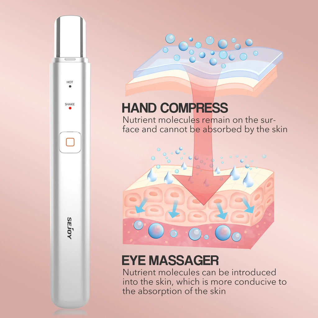 SEJOY Eye Massager with Heat, Eye Care Gifts for Mom, Promote blood circulation, reduce dark circles and puffiness